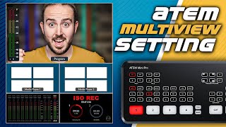 Customize ATEM Multiview Settings  ATEM Mini Extreme Quick Tips [upl. by Benedick]