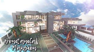 BONTANICAL MANSIONNO LARGE PLOTBLOXBURG SPEEDBUILD [upl. by Justin111]