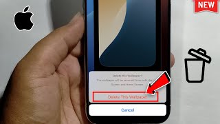 How to delete wallpaper on iphone  Delete All Wallpapers On iPhone [upl. by Nylaras]