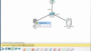 IoT in Packet Tracer 7  Registration Server Motion Capture Webcam [upl. by Ozneral161]