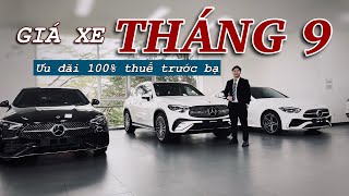 CẬP NHẬT Chương Trình Siêu Ưu Đãi Cho GLC 300 Và C300 Trong Tháng 9  Hoan Channel [upl. by Aliuqahs]