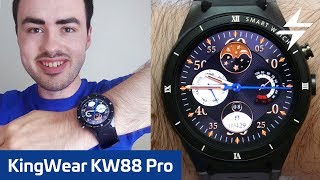 KingWear KW88 Pro Android Smartwatch with a CAMERA [upl. by Sinnoda]