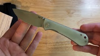 Nuknives Kumpanter Jade Folding EDC Knife [upl. by Aleihs]