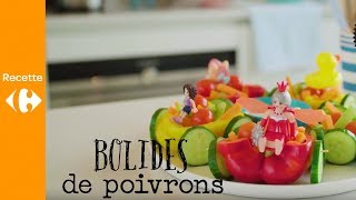 Réalisez une assiette de poivrons en forme de bolide [upl. by Humph]