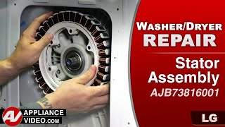 Diagnostic amp Repair  Stator Assembly  LG Washer Dryer Combo unit [upl. by Aveneg468]