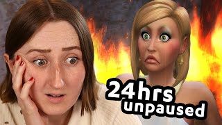 I left The Sims unpaused for 24 HOURS STRAIGHT [upl. by Benedetto]