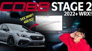 Cobb Stage 2 Power Gains 2022 VB WRX vs VA WRX and STI [upl. by Baryram]