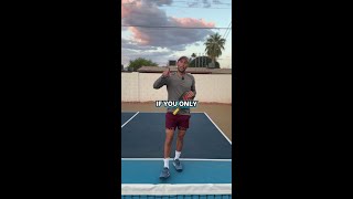 Two scenarios to use a 2 handed backhand in pickleball [upl. by Yenahpets]