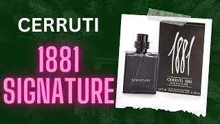 Cerruti 1881 Signature fragrance review [upl. by Alyakem620]