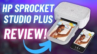 HP Sprocket Studio Plus REVIEW  Your Personal  Portable Photo Lab 📸 [upl. by Gertrude873]