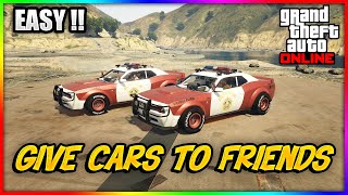 AFTER PATCH EASY GIVE CARS TO FRIENDS GLITCH GTA5 FACILITY GCTF GTA V CAR DUPE [upl. by Eledoya563]