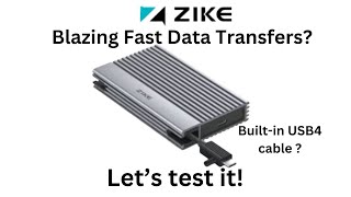 LIVE Testing the Possibilities  Transferring Lots of Data Fast  ZikeDrive USB4 Enclosure Zike [upl. by Jorge]