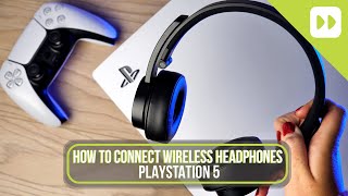 How To Connect Any Wireless Headphones To Your PS5  2023 [upl. by Rakso]