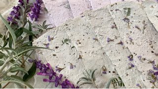 How to Make Paper DIY Plantable Seed Paper [upl. by Leruj]