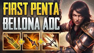 I GOT SMITE 2s FIRST PENTA Bellona ADC Gameplay SMITE 2 Alpha [upl. by Nitsew]