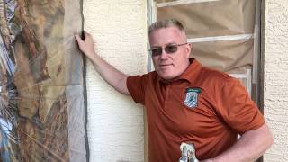 House Painting How To Spray A Soffit With Spray Shield  Spencer Colgan [upl. by Pitts]