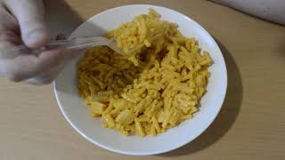 Eating ASMR Kraft Dinner Mac and Cheese [upl. by Nipha]