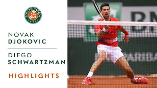 Novak Djokovic vs Diego Schwartzman  Round 4 Highlights I RolandGarros 2022 [upl. by Boorer]