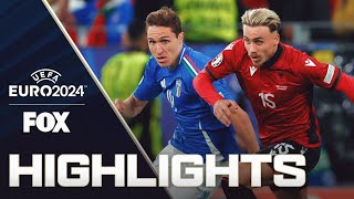 Italy vs Albania Highlights  UEFA Euro 2024 [upl. by Aneen]