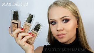 Healthy Skin Harmony  MAX FACTOR  Recenzja i test podkładu [upl. by Crisey795]