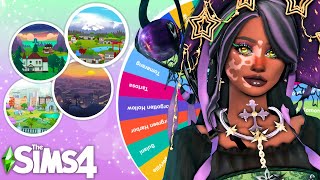 EACH SIM IS A DIFFERENT WORLD  SPIN THE WHEEL  The Sims 4 [upl. by Noyahs]