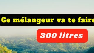 300 litres de contenance à faire grâce à ce mélangeur en cosmétique et savonnerie [upl. by Drareg662]