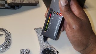 Shop gld iced alpha era watch review an diamond tester an 5mm tennis chain giveaway [upl. by Ettener]