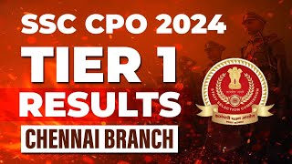 SSC CPO TIER 1 RESULTS CHENNAI BRANCH  VERANDA RACE [upl. by Aronson]