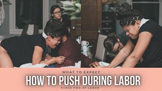 How to Push During Labor  Breathing Techniques for Labor  Stages of Labor [upl. by Siulesoj]