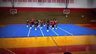 WSSU Red Team SU America Cheer Camp Showcase 2013 [upl. by Oknuj]