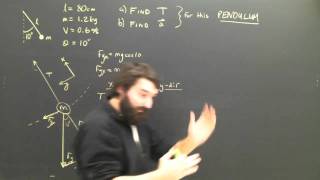 Centripetal Force Part 6 Pendulum Dynamics Physics Lesson [upl. by Stanhope640]