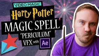 Magic Spell Periculum w Adobe After Effects Tutorial  Harry Potter DIY  JiffyWiz [upl. by Uthrop]