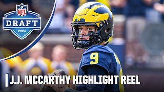 JJ McCarthy Highlight Reel Minnesota Vikings trade up to take Michigan QB  2024 NFL Draft [upl. by Enellek491]