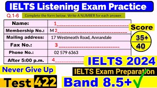 IELTS Listening Practice Test 2024 with Answers Real Exam  422 [upl. by Farman]