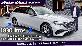 Presentación Mercedes Benz Clase E Estate 2024  El nuevo Clase E familiar [upl. by Duyne]