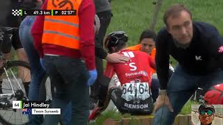 74th Danilith Nokere Koerse 1 HC Highlights to much Crashes [upl. by Essie]