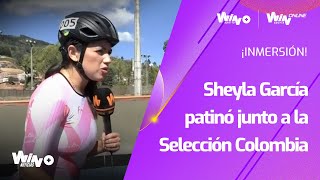 Sheyla García y un día como patinadora de la Selección Colombia de Patinaje [upl. by Nathanael804]