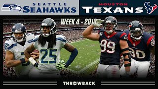 Sherman amp The LOB Deliver in Epic Comeback Seahawks vs Texans 2013 Week 4 [upl. by Ecnahs578]