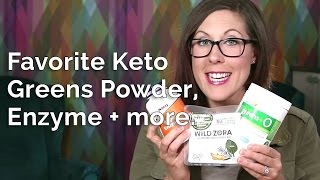 My Favorite Keto Greens Powder Enzyme and Snack [upl. by Annnora]