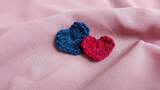 how to create crochet heart for beginners [upl. by Enialed]