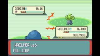 POKEMON EMERALD  WAILMER  AULLIDO  HOWL [upl. by Orsino]