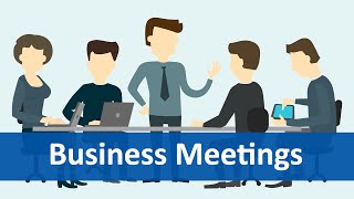 Common Expressions 6 Business Meetings  English Listening amp Speaking Practice [upl. by Loginov]