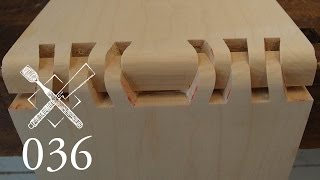 Joint Venture Ep 36 Double sunrise dovetail quotKiku no gyaku kumi tsugiquot Japanese Joinery [upl. by Asiel]