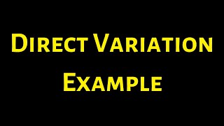 33 If y varies directly as x and y  60 when x  6 find y when x  15 [upl. by Lyell]