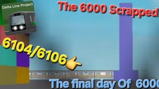 The 6000 scrapping in harbour line Delta line project Roblox [upl. by Bisset]