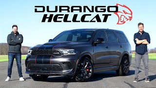 2021 Dodge Durango SRT Hellcat Review  710Horsepower SUV King [upl. by Eixid]