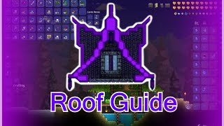 Terraria builders guide part 2  Roofs [upl. by Gerg]