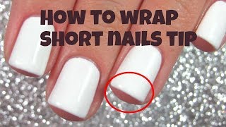 How To Cap Short Nails With Nail Polish [upl. by Lonne]