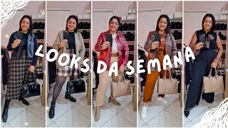 LOOKS REAIS DA SEMANA  Ideias de LOOKS para o INVERNO [upl. by Asatan]