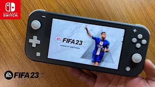 FIFA 23 Nintendo Switch Lite Gameplay [upl. by Intruok]